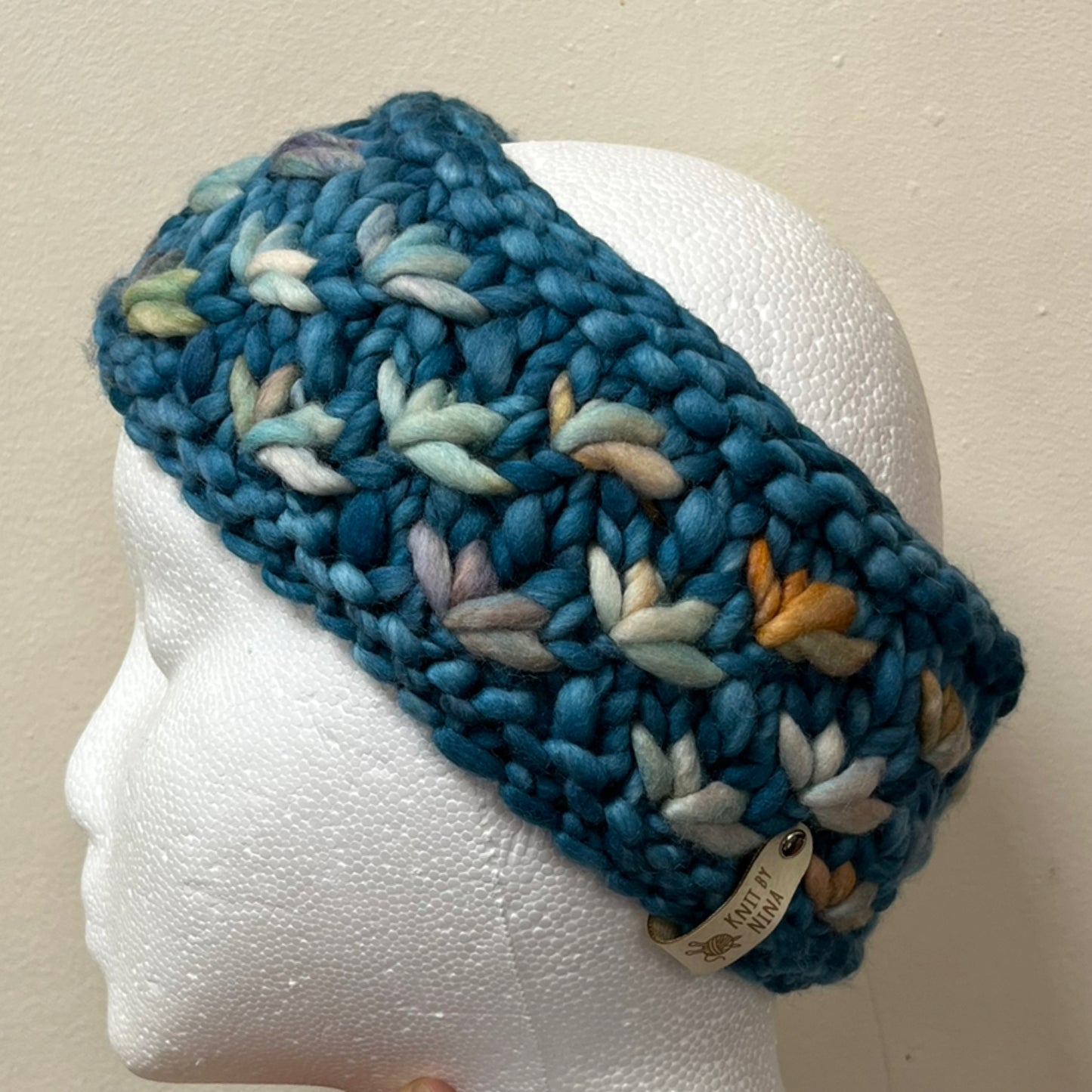 Reflecting Pool & Amphibian Luxury Lotus Flower Ear Warmer