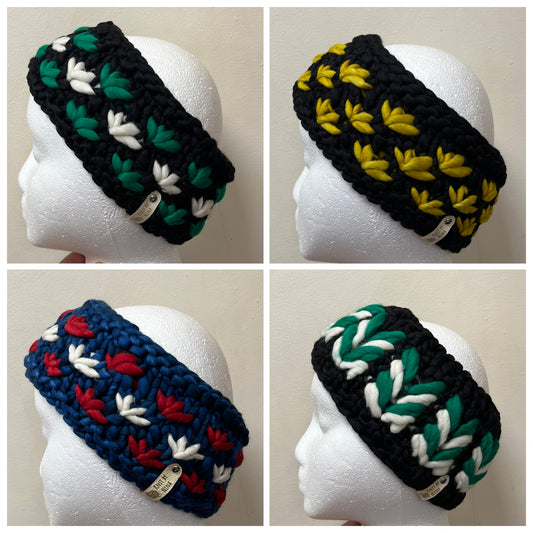 Boston Sports Themed Luxury Ear Warmers