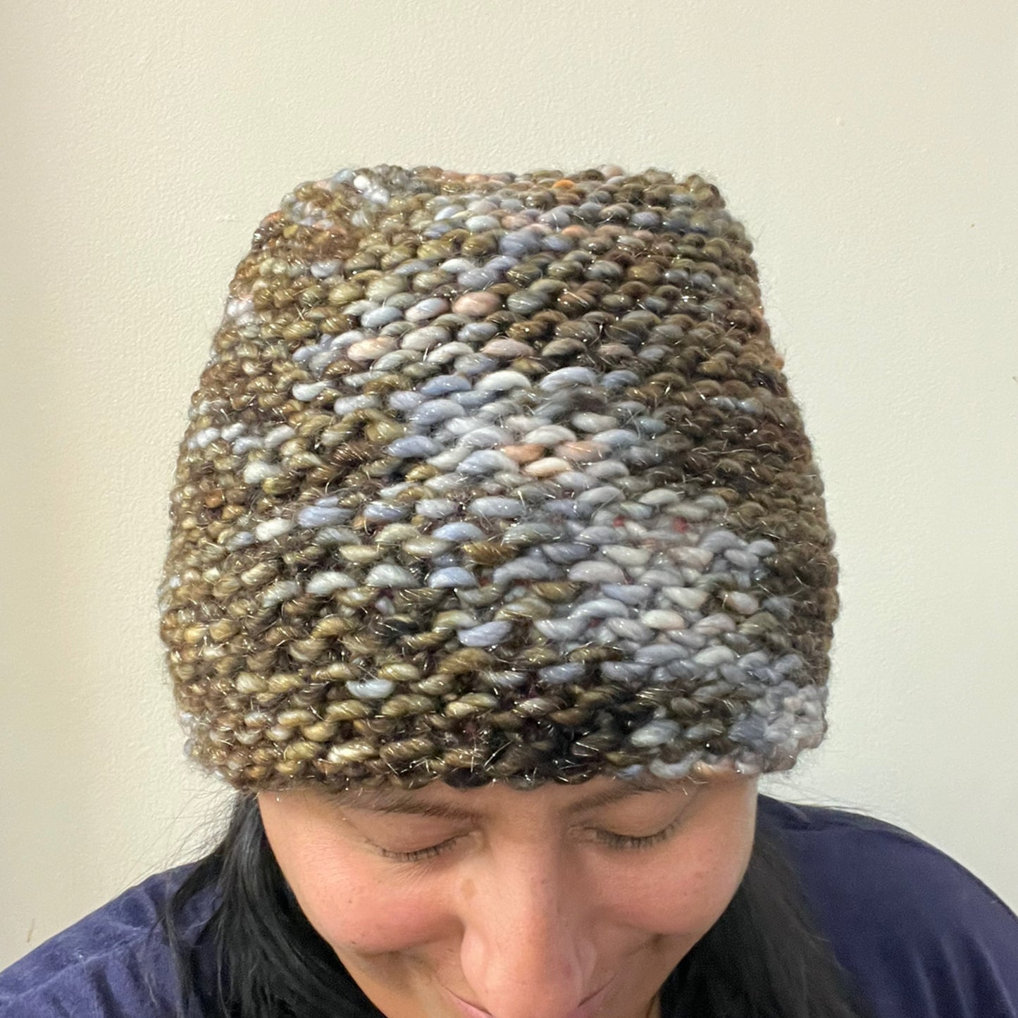 Forest Broceliande Shimmer Double Brim Luxury Jilly Beanie