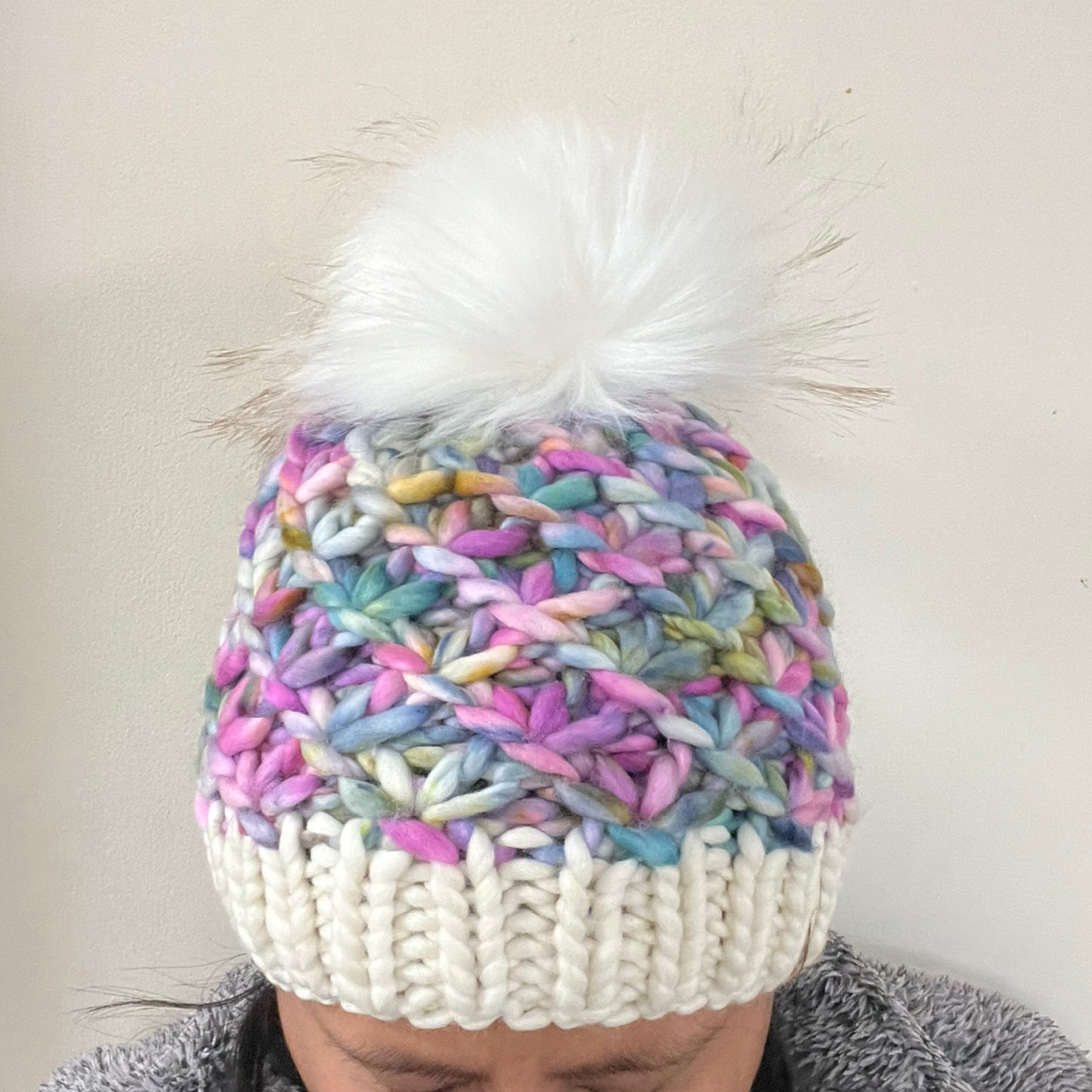 Spring & White Luxury Seasons Beanie