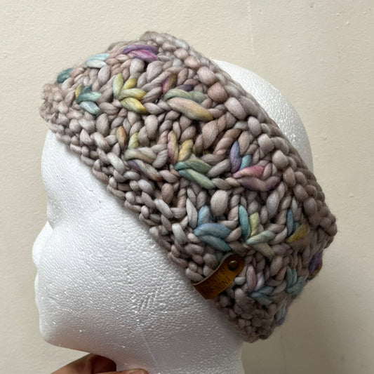 Whole Grain & Dancing Leaves Luxury Lotus Flower Ear Warmer