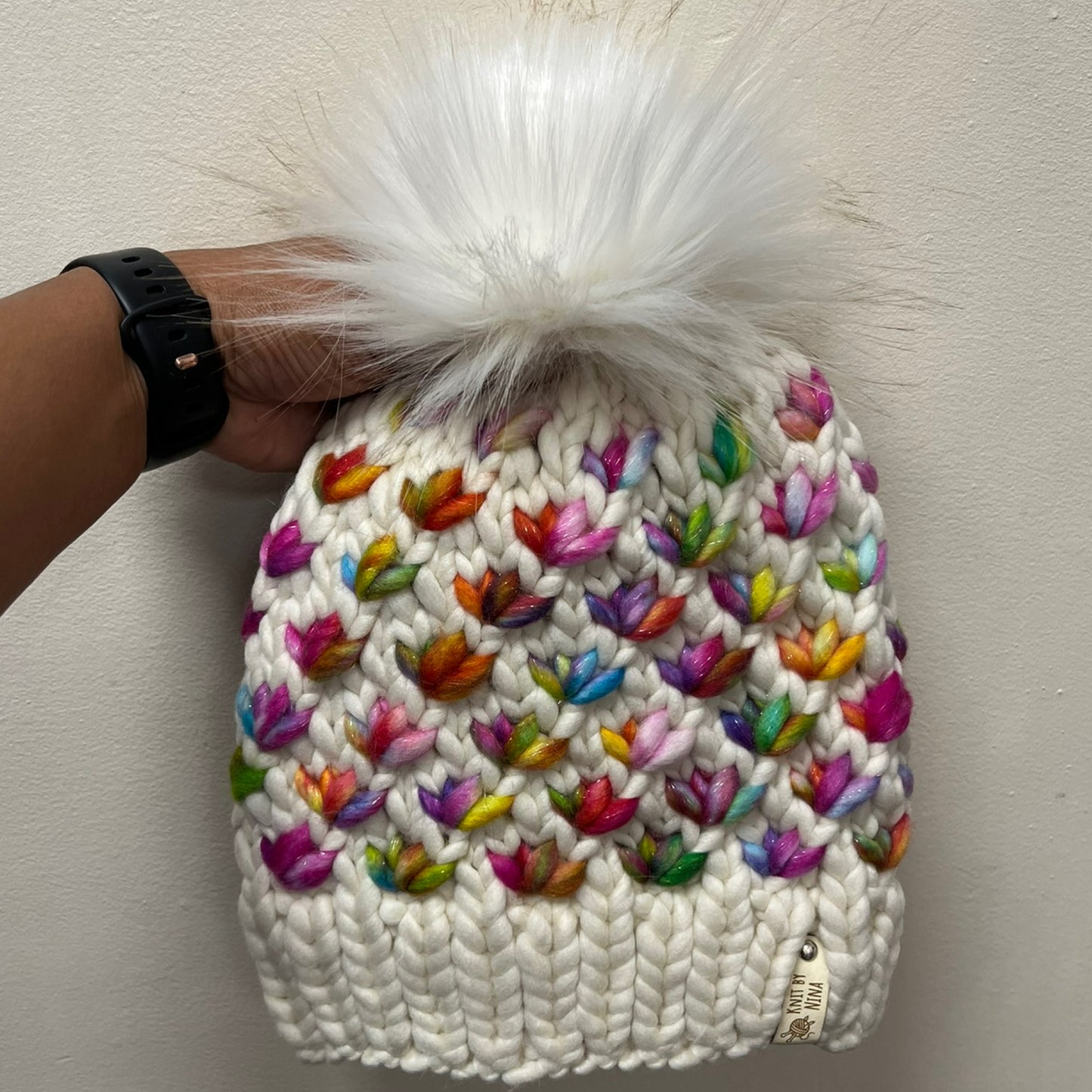 I Speak for the Trees Shimmer Luxury Lotus Flower Beanie