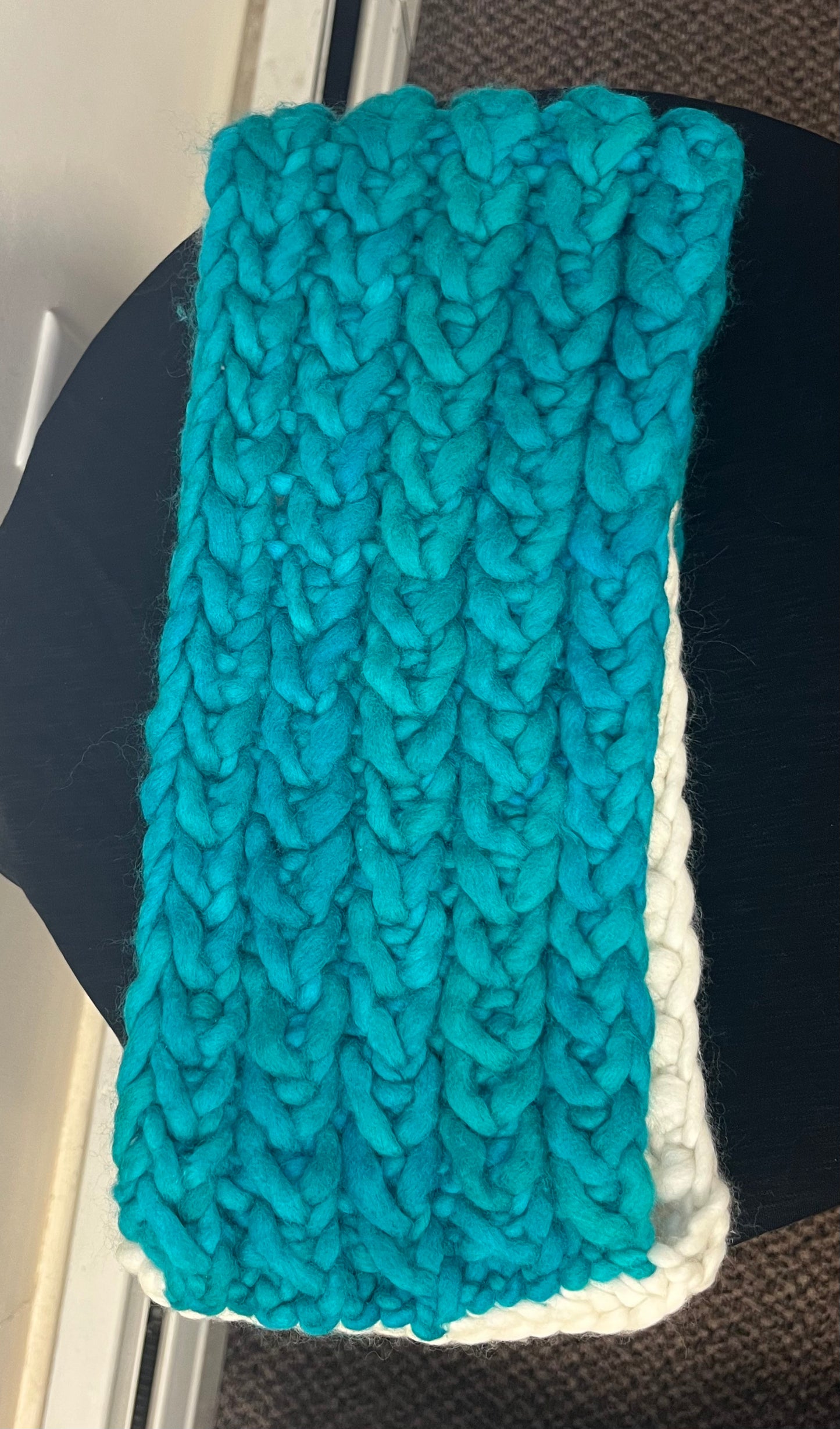 Braided Hearts Infinity Scarf