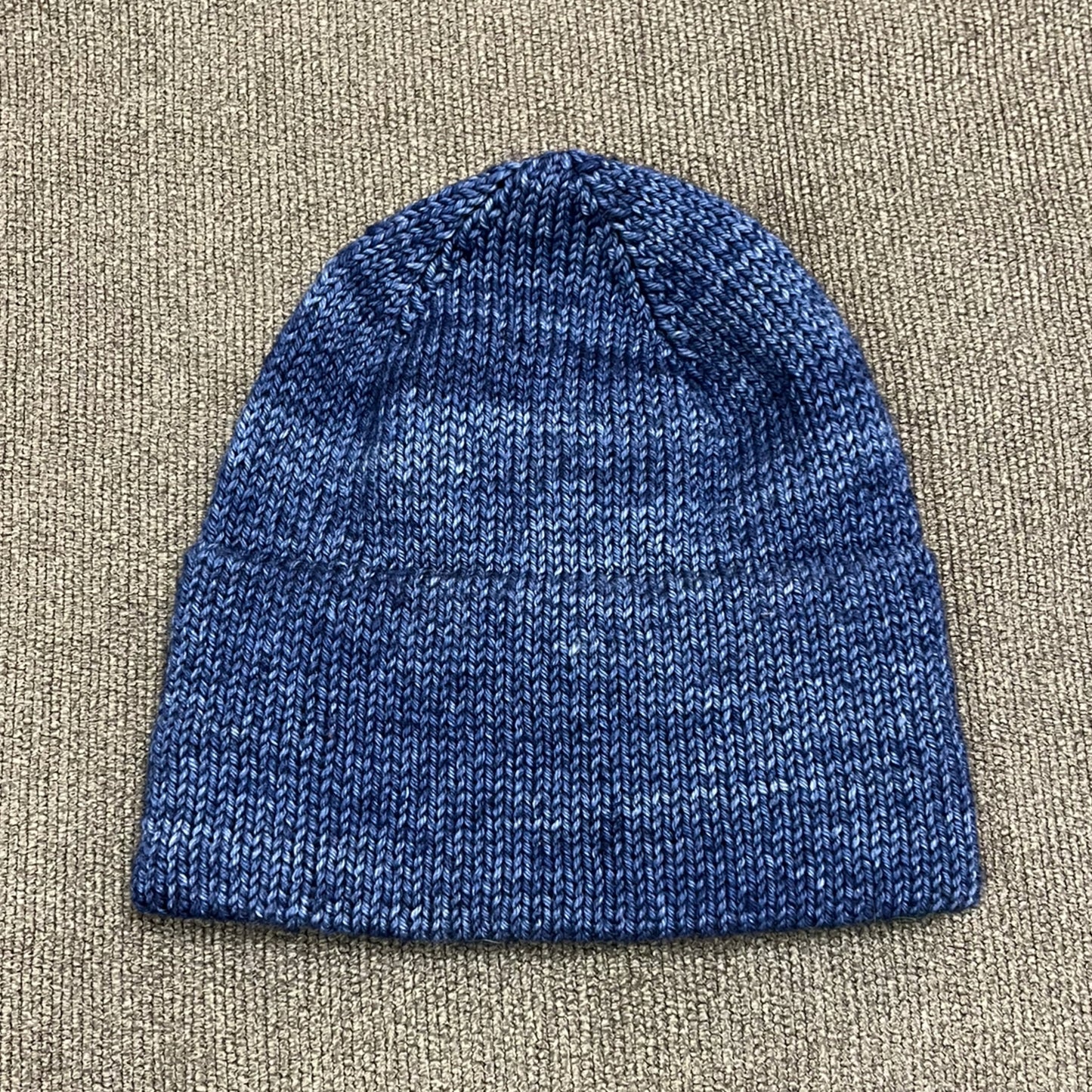 Blue Luxury Double Brim Jake Beanie