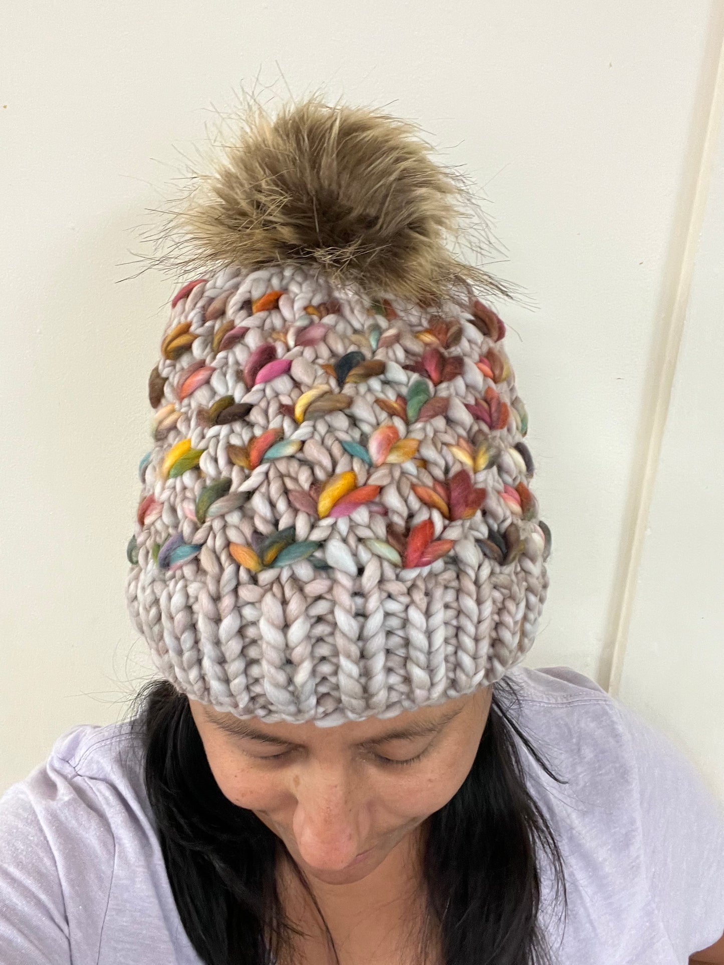 Rowers Keep on Rowing Luxury Lotus Flower Beanie