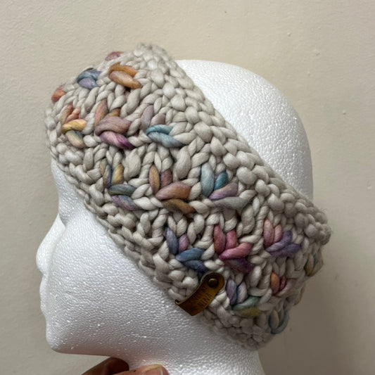 Fog & Dancing Leaves Luxury Lotus Flower Ear Warmer