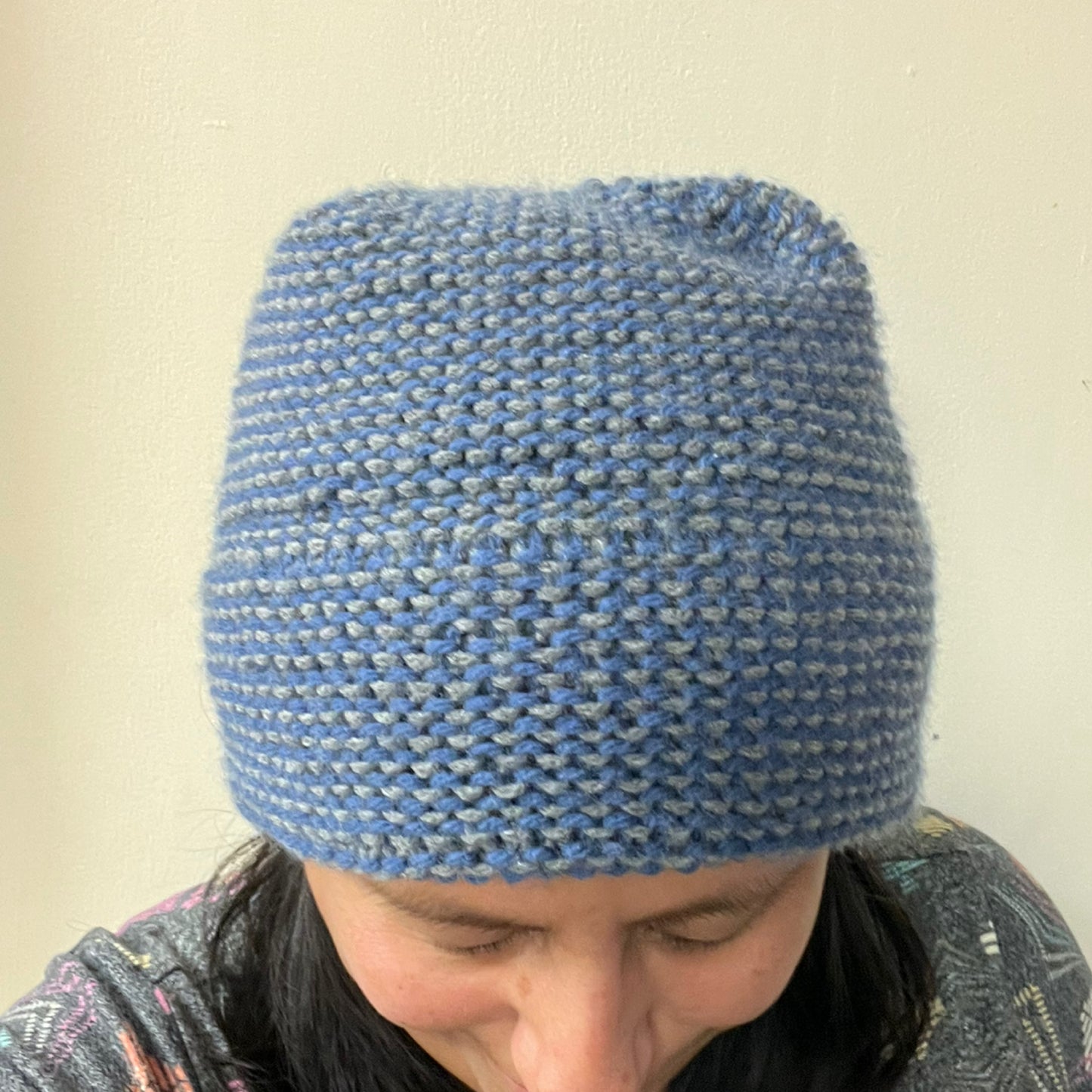 Blue & Gray Double Brim Classic Jilly Beanie