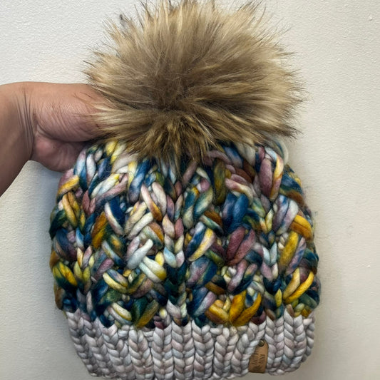 Mega Print & Whole Grain Luxury Suspire Beanie