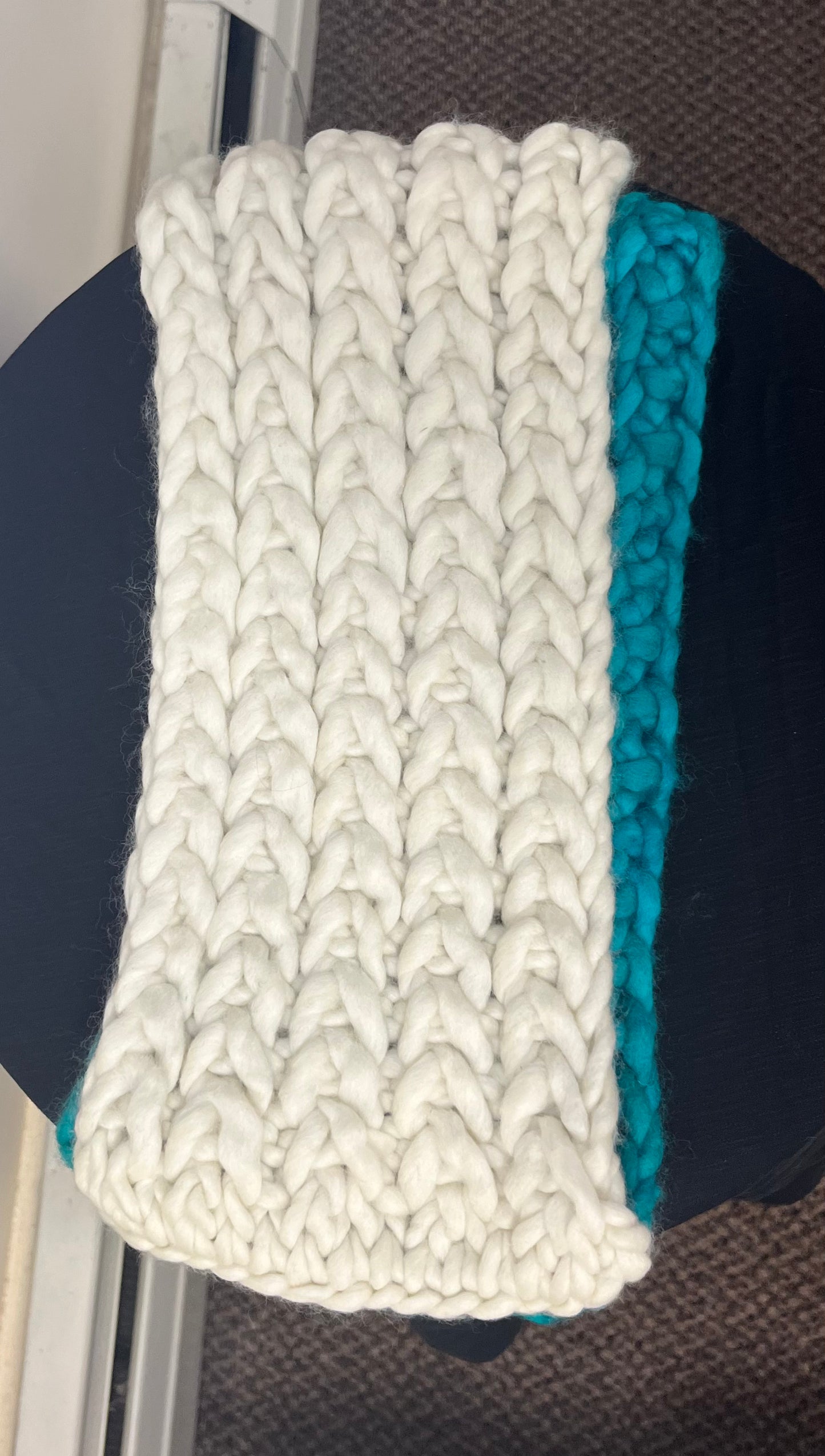 Braided Hearts Infinity Scarf