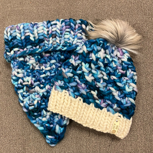 Luxury Hat & Cowl Winter Set